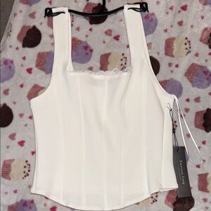Elegant White Women's Top